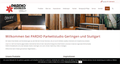 Desktop Screenshot of parkettstudio-korntal.de